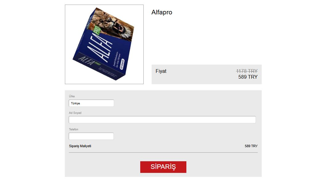 Alfapro kapsül